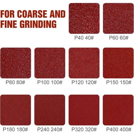 Disques de Ponçage 225 mm 25 Pièces Grain P120 10 Trous Disques Abrasifs 225 mm Ronds Papier Abrasif for Ponceuse pour Cloisons Sèches Ponceuse Girafe (1/3)