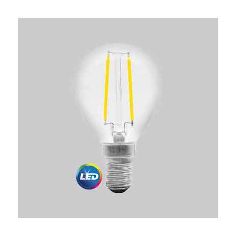 LAMPADA LED A FILAMENTO MOD.'SFERA' E14 4W - 400Lm - 2700K