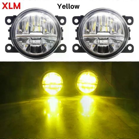 S'applique à 2 feux antibrouillard avant à LED pour Opel Astra GH 1998-2010 30W H11, feux de jour (DRL), accessoires (XLM jaune) (1/5)