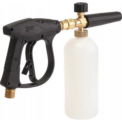 Pistola e Schiumogeno di Ricambio compatibile con Idropulitrice Kärcher HD HDS – Pressione Max 280 Bar, Temperatura Max 150°C, M22x1,5mm