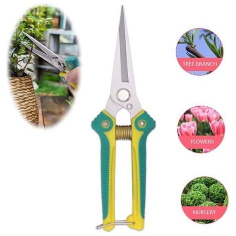 Gartenschere – MARKE – Modell – Edelstahl – Ergonomischer Griff – Sicherheitsverriegelung (1/5)