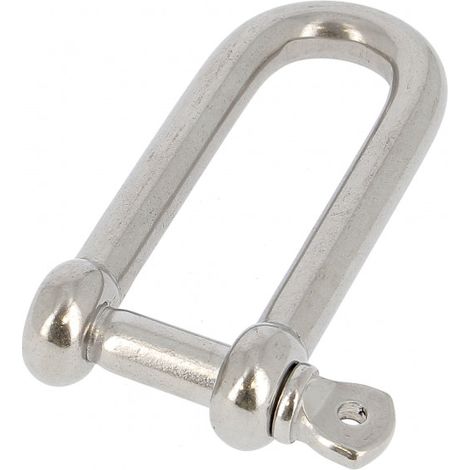 Manille Droite Longue Forgée M12 Inox A4