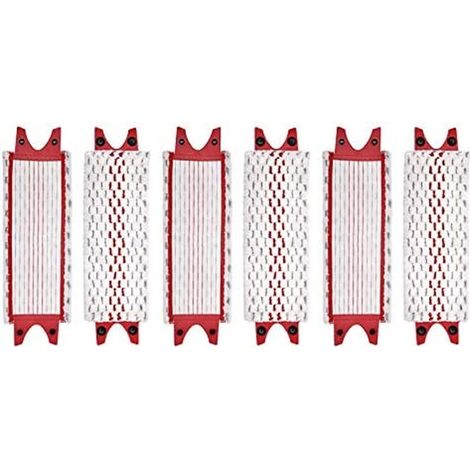 Lot de 6 rechanges microfibre pour balai Vileda Ultramax, chiffons de nettoyage lavables, accessoires de remplacement, usage domestique (1/5)