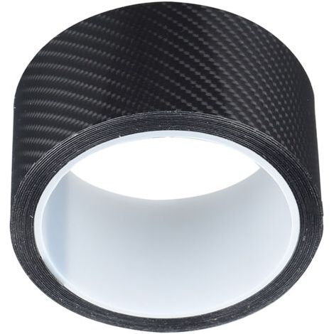 QORVA-Film de protection en fibre de carbone noir Sticker Anti-Scrach (5 cm x 3metters) (1/5)