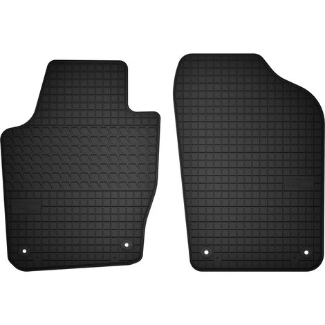 Tappetini anteriori in gomma per: Volkswagen Polo V hatchback (dal 2009 al 2017)