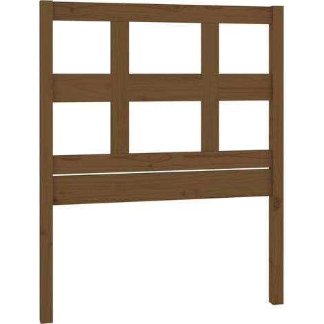 Maison Exclusive - Cabecero de cama madera maciza pino marrón mie