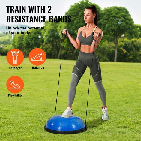 Demi-ballon Fitness 66 cm - Ballon d'Équilibre Capacité 680 kg (1/5)