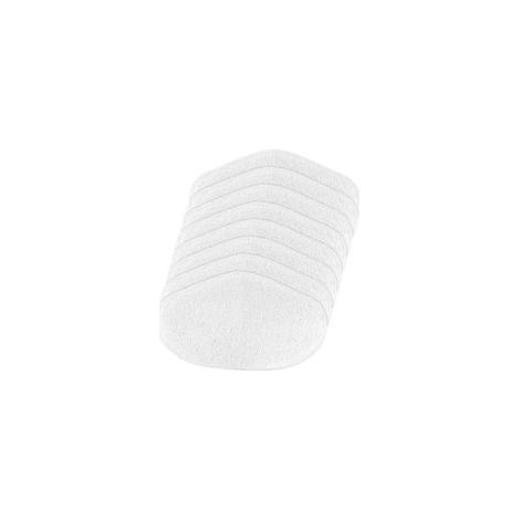 8-teiliges waschbares Tuchset für Polti Vaporetto PAEU0332, Smart 120, Smart 35Mop, Smart 40Mop, Smart 100, SV400Hygiene, SV420Frescovapor, SV440Double, Weiß