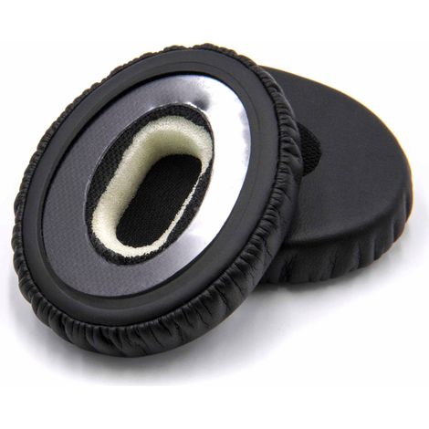 vhbw 2x cuscinetti auricolari di ricambio compatibile con Bose OnEar OE2i, OE2, 2i, 2 cuffie, headset, fibra sintetica nero