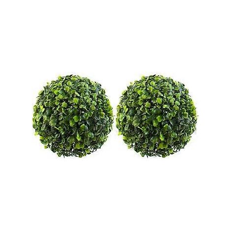 Künstlicher Buchsbaum-Topiary, ganzjährige grüne Dekoration aus UV-geschütztem Material für minimalen Pflegeaufwand und vielseitige Einsatzmöglichkeiten, geeignet für den Innen- und Außenbereich