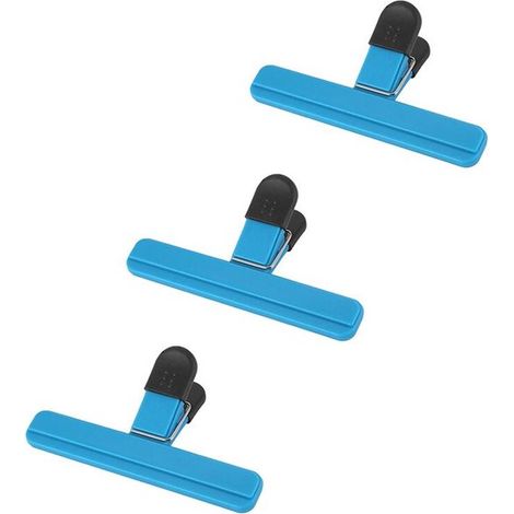 Clips de conservation - 3 Pièces - Clip de scellage - Plastique - Réutilisable - Pinces de conservation - Clips de fermeture - Pinces de serrage - Fermeture pinces - Pour cuisine et maison - Pour Emba (1/5)