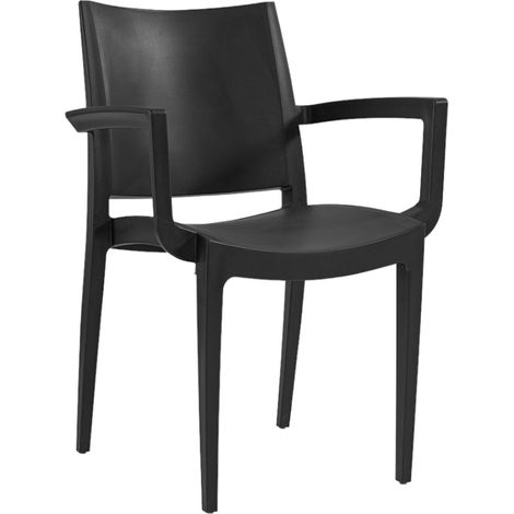 Fauteuil CAMELIA en polypropylène style contemporain pour extérieur