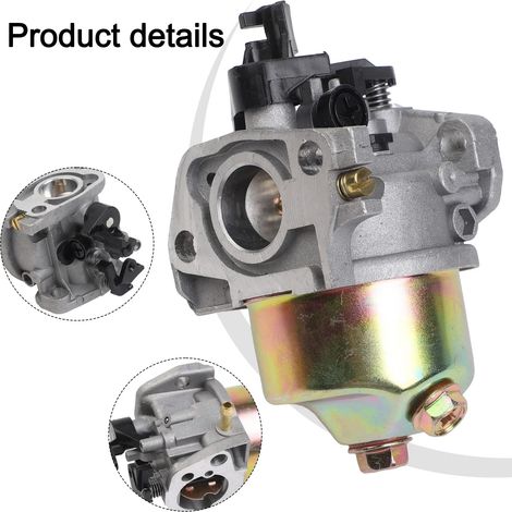 Carburateur de 19 mm avec starter automatique pour moteur 1P70F, 1P70, 1P75F, 1P75 de 196 cm³ pour tondeuse à gazon carburateur de remplacement pour mélange air/essence (1/5)