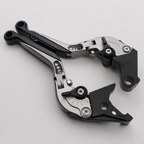 Convient pour la moto rétro Honda CM300, klaxon de frein modifié pour faciliter l'entretien, levier de poignée d'embrayage CM500 (gris 1) (1/5)