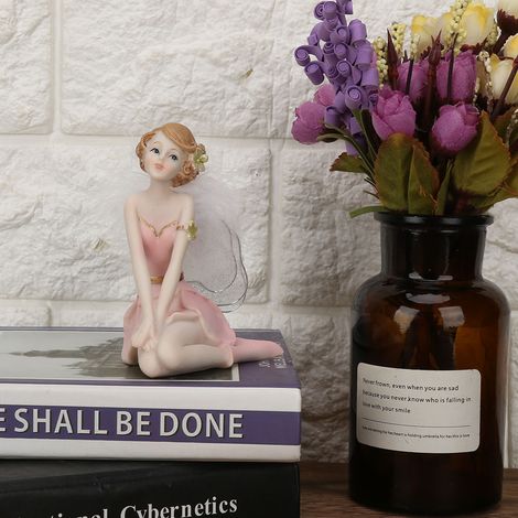 Figurine Ange Artisanale en Résine - Décoration Intérieure Cadeau Unique Fait Main (1/5)