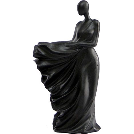 handgefertigte, frauenförmige Figur mit stabilem Sockel und ansprechendem Aussehen (1/4)