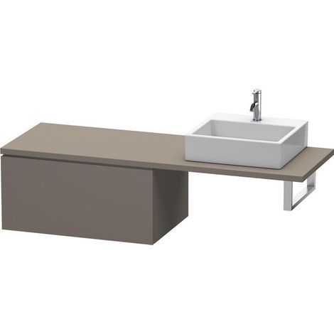 L-CUBE consolle bassa 820x547x400mm flanella grigio satinato