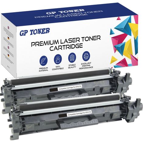 2x Toner für HP GP-HCF217A mit 2x GP-Chip (1/5)