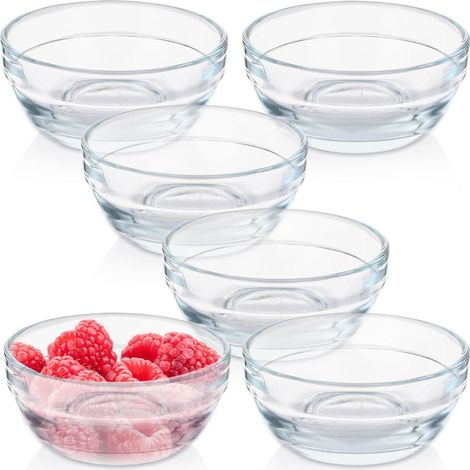 Glasschalen 75 cm 80 ml 6 stk