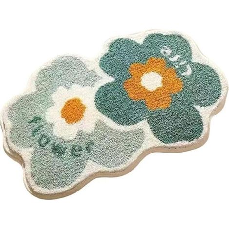 Tapis De Bain pour Salle De Bains,Tapis De Salle De Bain Doux Absorbant À Séchage Rapide Accessoires De Douche Antidérapants Confortables pour Maison Hôtels Et Salles De Sport (1/4)