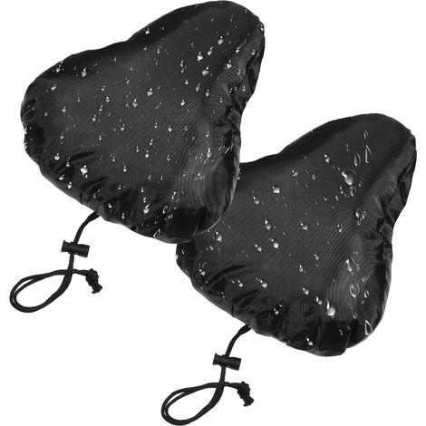 Coprisella per bicicletta impermeabili, antipolvere, resistenti al sole e lavabili, accessori per esterni per bici da città e mountain bike, set da 2 pezzi per uomo e donna. (1/3)