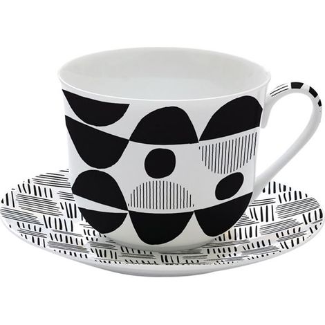 Frühstücksbecher-Set 40 cl - Graphiti - Easy Life