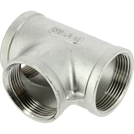 Té inox égal Femelle 1"1/2