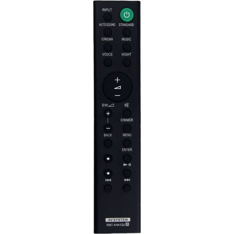 La télécommande RMT-AH507U remplace celle des systèmes de barres de son Sony HT-G700, SA-G700 et SA-WG700 (1/5)