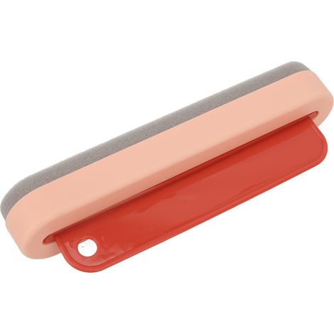 Raclette de nettoyage de miroir de salle de bain 2 en 1, grattoir mural, chiffon 2 en 1 pour miroir en verre (1/5)