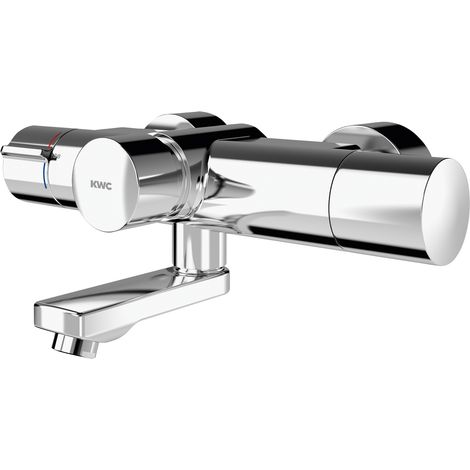 KWC AR Wandbatterie, F5, hydr., Thermostat,  Schwenkauslauf, 135 mm, C-Modul