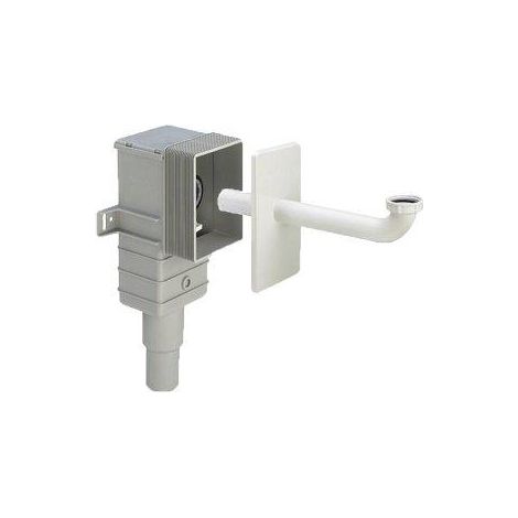 Sifone Viega Keramag Bianco Regolabile per Lavabo