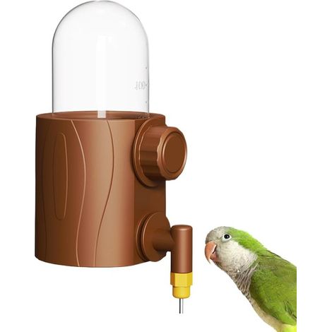 Abbeveratoio automatico per uccelli, facile da installare, può essere posizionato in una gabbia, adatto a diverse specie di uccelli come i pappagallini ondulati. (1/5)