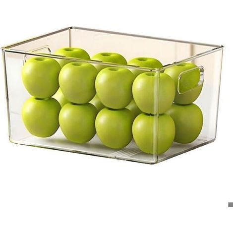 Boîte de Rangement Réfrigérateur - Boîte de Conservation Tiroir Transparente - Pour Fruits et Légumes - 1 Pièce (1/5)
