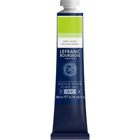 Peinture à l'huile - Fine - Vert jaune - 590 - Lefranc Bourgeois - 200ml