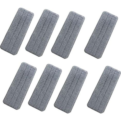 8-Piece Replacement Cleaning Cover Set, Mop Pad Replacements, Replacement Mop Heads, for Most Flat Hard Surfaces, Solid Wood Floors, Bamboo Floors (1/5)