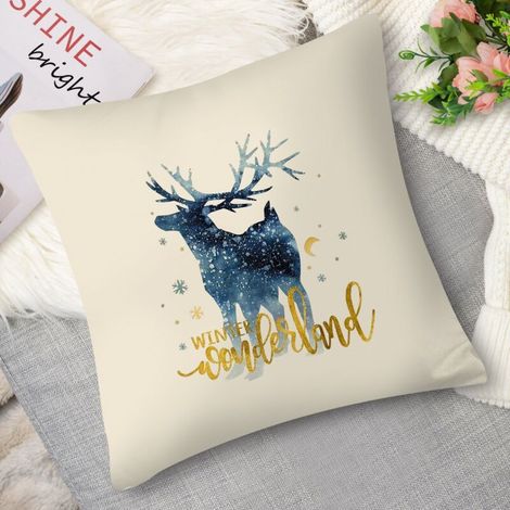 Housse de coussin,Coussin décoratif saison froide, cocooning (1/5)