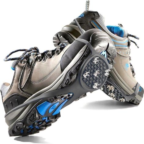 Semelles antidérapantes avec crampons pour neige et verglas – Adhérence optimale – Taille 36 à 46 – Composition thermoplastique durable – Shop-Story (1/7)