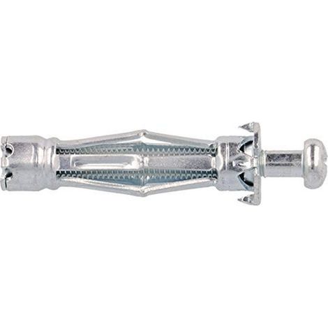 Cheville Métallique à Expansion avec Vis Métrique à Tête Cylindrique M5 Ø 5 x 36 mm, Gris, Set de 16 Pièces (1/2)