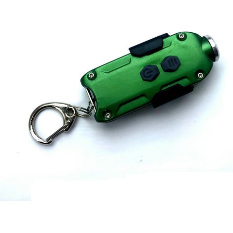 Nouvelle lampe torche portable, idéale pour le camping et l'alpinisme lampe porte-clés compacte à haute luminosité petite lampe de travail. (1/4)
