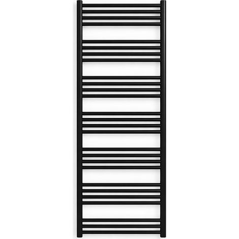 Sèche-serviette électrique noir de 1620mm de haut et 530mm de large - 800 Watt - FIO1620/530E1N