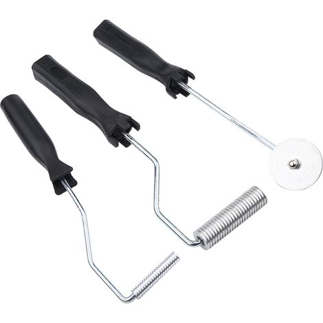 3Pcs Rouleau Debulleur, Statue de phénix en Laiton Haute dureté Bon Brillant Debulleur Outils Rouleaux Fibre laminier Rolle gfk Bulle Fibre (1/5)