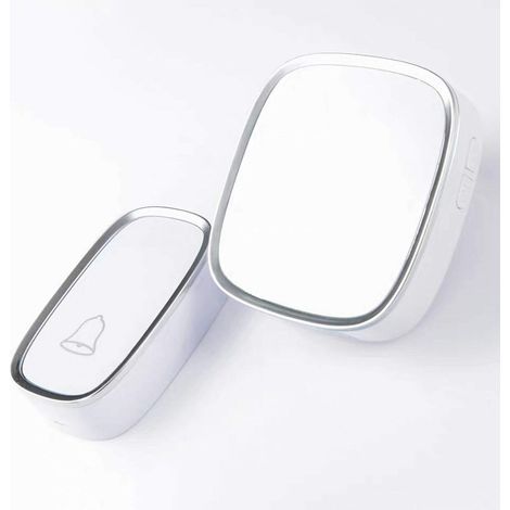 Door Bell, Wireless Doorbell, Loud, 300M Range, 36 Tunes & 4 Level Volume, IP44 Waterproof Doorbell Cordless Battery Operated with One Receiver, Plug in Doorbells Wireless Cordless for Home, Office (1/5)