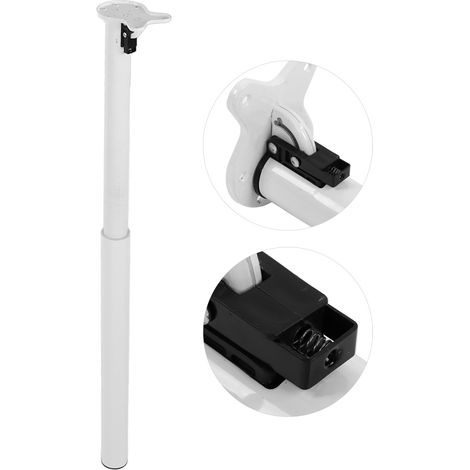 Pieds de table pliables de 71 à 110 cm, supports de bureau en acier inoxydable réglables en hauteur pour camping-cars et yachts (1/5)