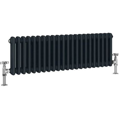 Traditional Anthracite 2 Column Radiators 300mm high 1010 mm wide