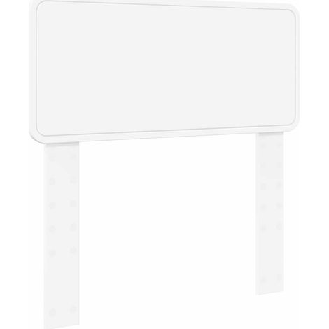 Maison Exclusive - Tête de lit Blanc Bois d'ingénierie (1/5)