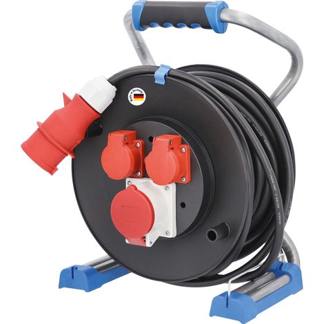 CEE Kunststoffkabeltrommel 400V 25m H07RN-F 5G1,5 IP44 (1/2)
