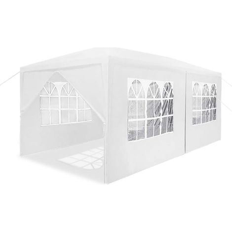 Pavillon de jardin 3x6m avec 6 parois – Étanche en toile Oxford – Structure en acier – Protection solaire pour événements – Sac de transport inclus – Froadp (1/5)