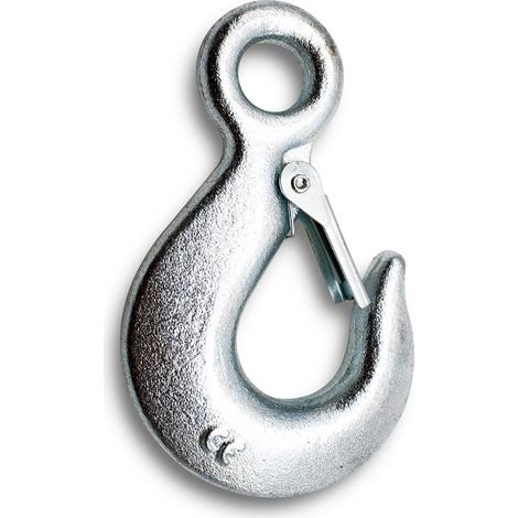 Crochet de Levage de Sécurité Diamètre Crochet Fixe avec Oeillet pour l'Industrie, la Construction... (1/5)