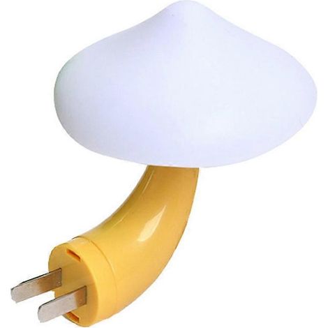 Veilleuse champignon LED RGB, lampe à brancher, 7 couleurs, mini veilleuse mignonne pour chambre d'enfant, prise US (1/5)
