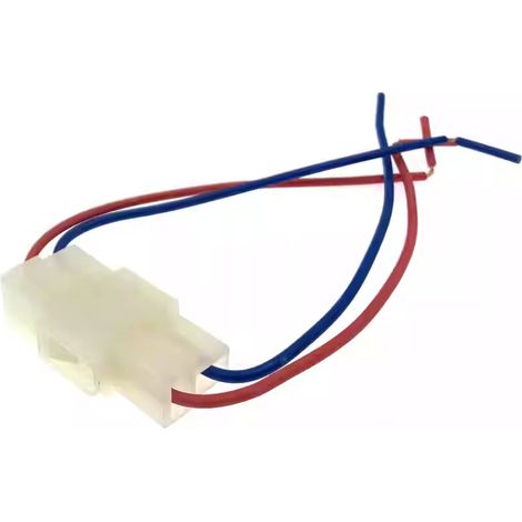 2P-Stecker für Kfz-Kabelbäume, Ummantelung, 6,3 mm Klemme, Komplettset mit 1 mm² Querschnittskabel. (1/5)